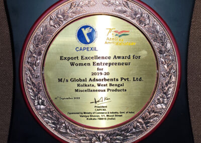 Export Excellence Award – Women Entrepreneur Recognition